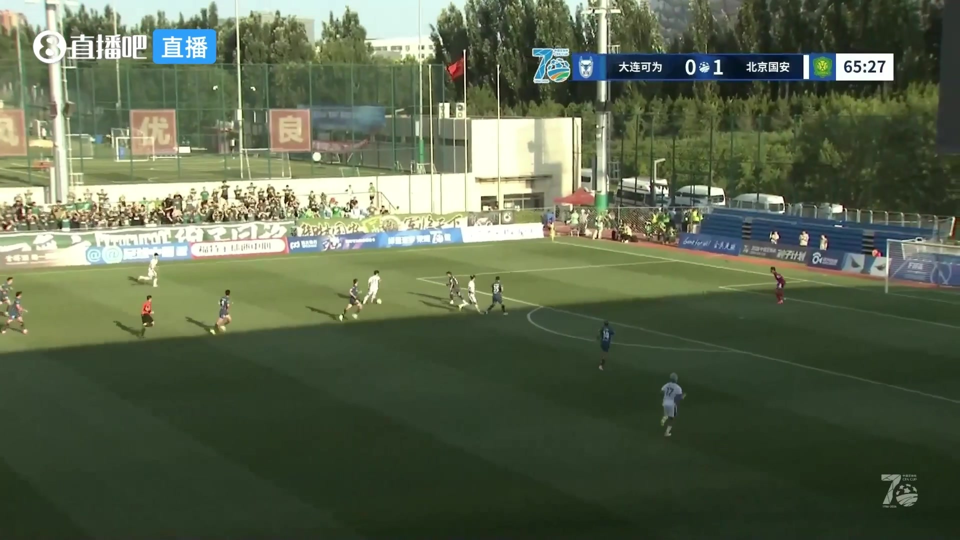 张玉宁包抄破门再下一城!国安2-0大连可为!