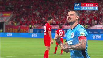 补时绝平海港1-1英博 李新翔头球救主魏震失点